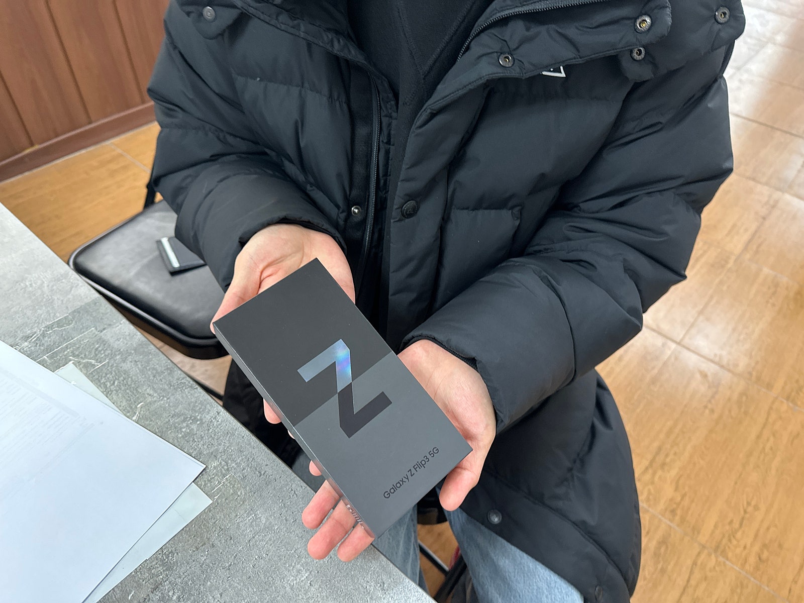 군포 당동 ㅂㄷㅋㅍ z풀립3 블랙 오늘은 아버지폰 개통!!!
