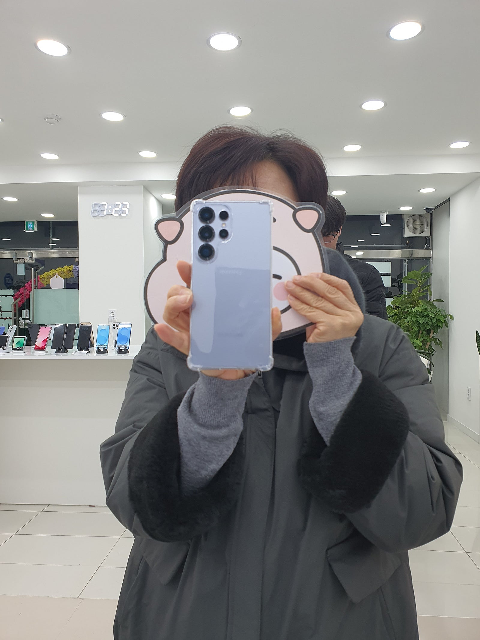 밀양옆커폰에서 사전예약 갤럭시25울트라 실버블루 개통하고 갑니다