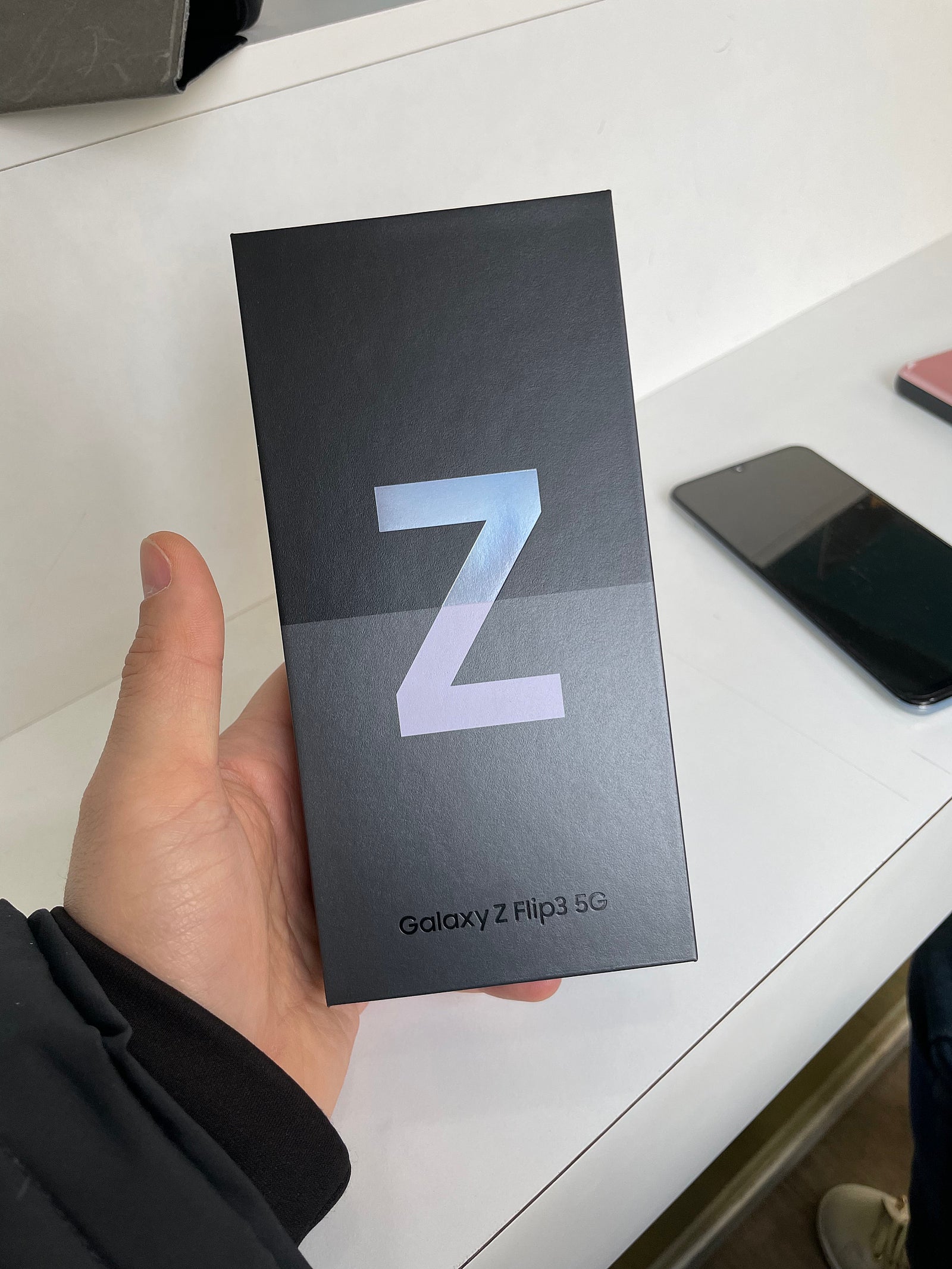 부천 녹색간판 z플립3 라벤더 후기
