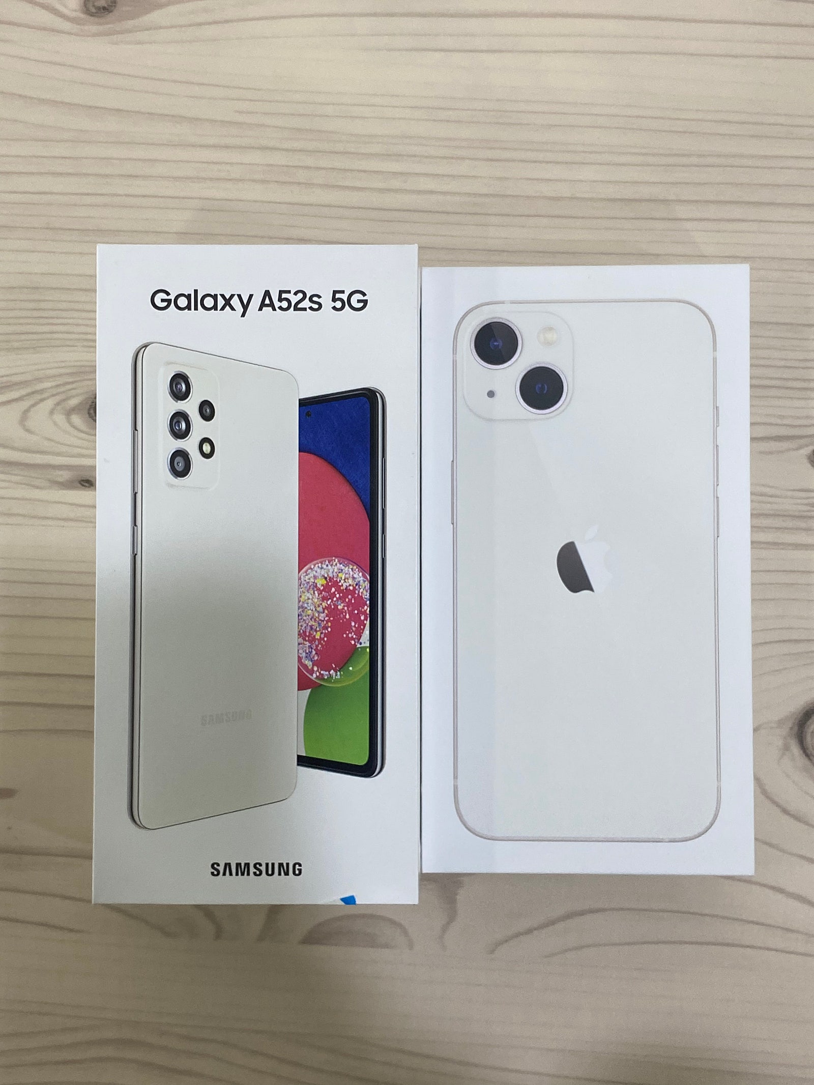 아이폰 13, 갤럭시 A52s