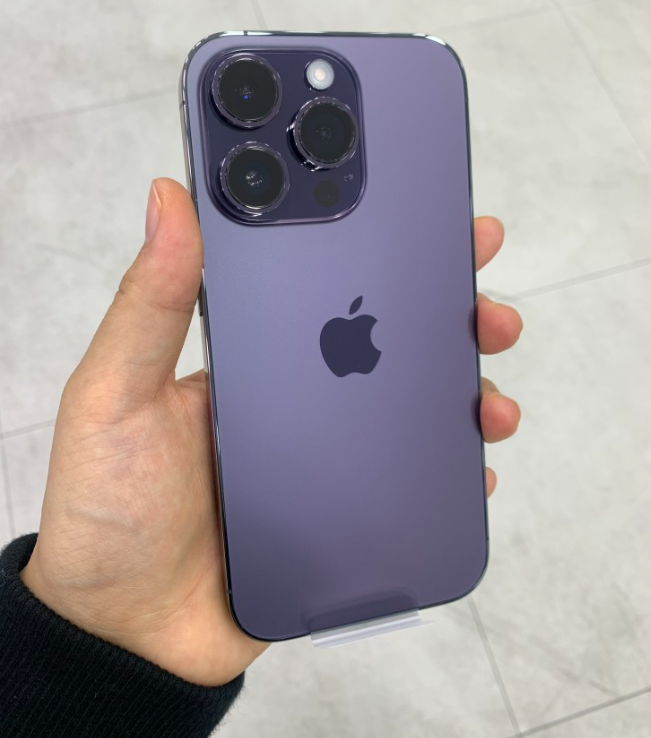 (제주)아이폰14프로 256 기가 딥퍼플
